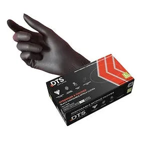 DTS Defend Black Strong Nitrile Gloves