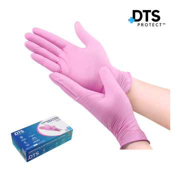 DTS Pink Protect Nitrile gloves