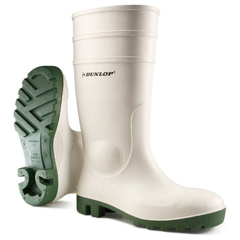 Dunlop Protomaster Safety Pvc Wellingtons White