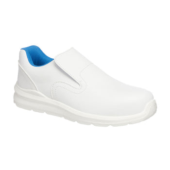 FD62 Slip on white safety trainer