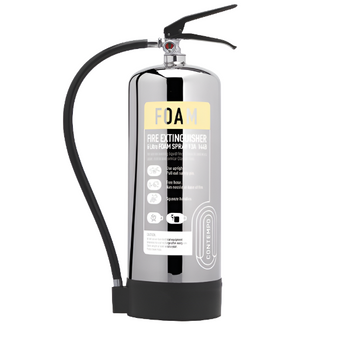Contempo 6kg Powder Stainless Steel Fire Extinguisher