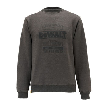 Delaware is a crew neck sweatshirt 330g with DeWalt chest print. Polycotton blend in a classic regular fit. DeWalt branding to chest and back of neck.