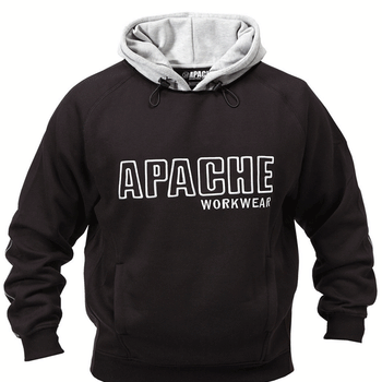 Apache Hooded Sweatshirt Black/Grey