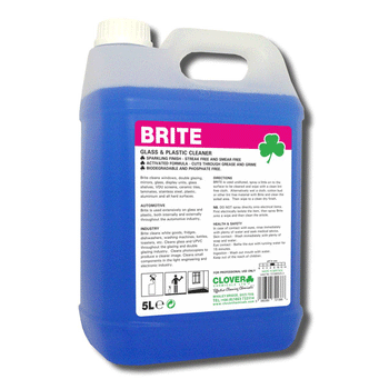 Brite Window,Plastic & Mirror Cleaner 5ltr