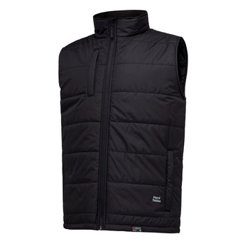 Stay warm on chilly days with our work wear 2.0 Puffa Vest. Windproof, water resistant and is fitted with Eco 3M Thinsulate Insulation to regulate body temperature.. Curved back hem for weather and abrasion protection Front lower and RHS chest zip pocket storage. Outer fabric: 100% polyester 90gsm with PU coating 