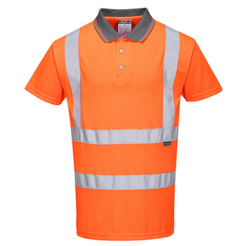 Hi - Vis Short Sleeved Polo Shirt