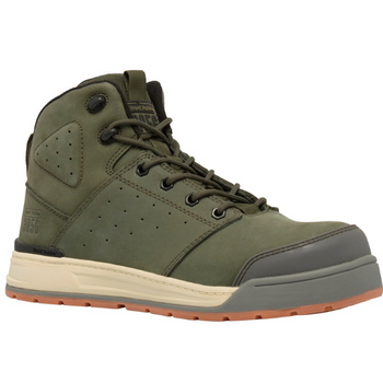 HARD YAKKA 3056 S1P SRC BOOT BLACK/WHEAT/OLIVE