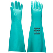 A813 - Chem 460 Nitrile Extended Gauntlet Green