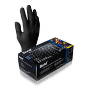 Aurelia Bold black thick nitrile disposable gloves
