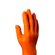 Aurelia Ignite nitrile orange strong disposable gloves
