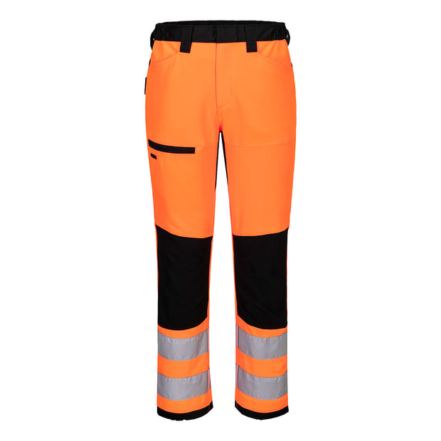 CD857 - WX2 Eco Hi-Vis Class 2 Service Trouser Orange/Black