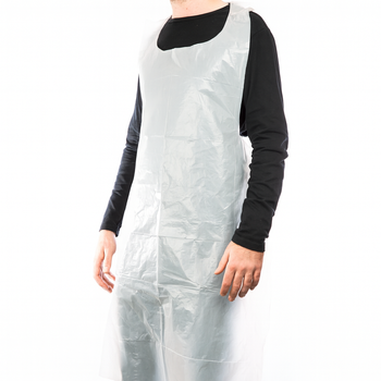 DTS Premium Disposable Aprons – Hygienic Polythene Protection for Healthcare, Catering & Cleaning