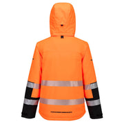 EV467 - EV4 Hi-Vis Winter Jacket  Orange/Black Yellow/Black