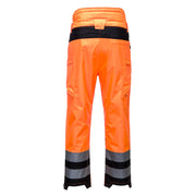 PW342 - PW3 Hi-Vis Extreme Rain Trousers Orange/Black