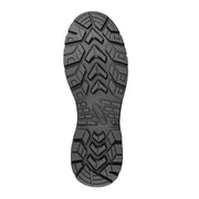 Rockfall Shadoe Close-up of a black shoe sole with tread pattern on a white background