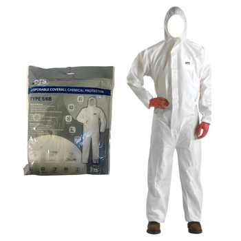 DTS Protect Taped Seam Chemical Protection Coverall Type 4B/5B/6B