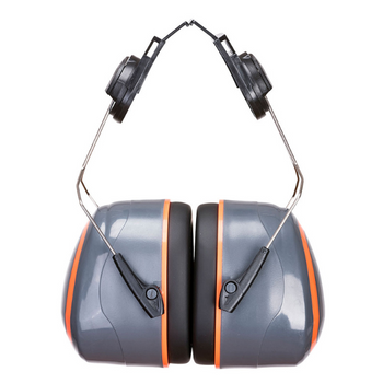 PW62 - HV Extreme Ear Defenders High Clip-On Grey/Orange 