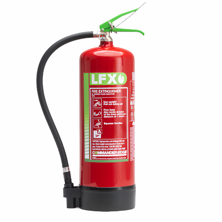 CommanderEDGE 6ltr LFX Lithium-Ion Battery Fire Extinguisher 