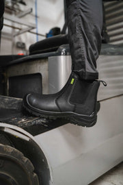 Brooks Recycled leather black dealer boot