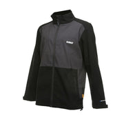 DeWalt Sydney jacket is a 4 way Pro-Stretch, lightweight, work jacket. The fabric make up, 73% Rayon, 22% Nylon and 5% Spandex, is the same material as the DeWalt Memphis Trouser. This shower-proof fabric stretches and works as hard as you do, delivering all day comfort. Full length zip to center, and two zipped front pockets. Velcro adjustable cuffs, and a adjustable hem to secure the fit. Reflective DeWalt logo to chest and guaranteed logo print at the back of the neck.