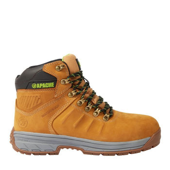 Apache Moose Jaw Wheat Leather Waterproof Safety Boot side view