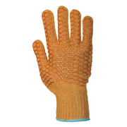 Gloves Criss Cross Orange Gripper (12pk)