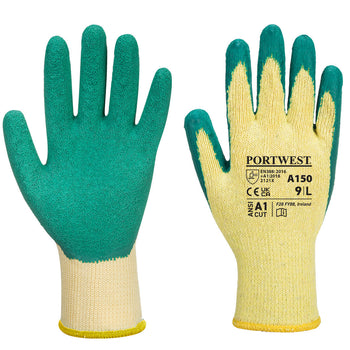 Gloves Maxigrip Green Knit