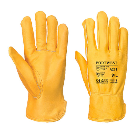 Gloves  Leather  Lined Drivers