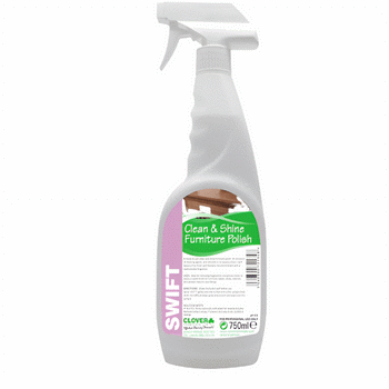 Clover Swift Clean & Shine Furniture 750ml spray polish