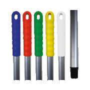 Aluminium color coded handle for mop heads or broom heads