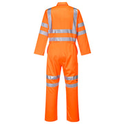 High Visibility Poly Cotton Coverall Orange