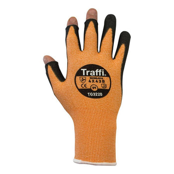 TG3220 Fingerless PU Coasted Work Gloves